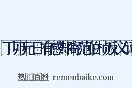 丁卯元日有感却寄范伯桢反义词是什么意思的图片